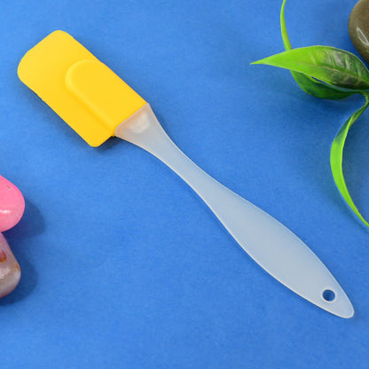Wukusy silicone cooking spatula for baking, 19 cm, flexible and heat-resistant silicone spatula for kitchen use