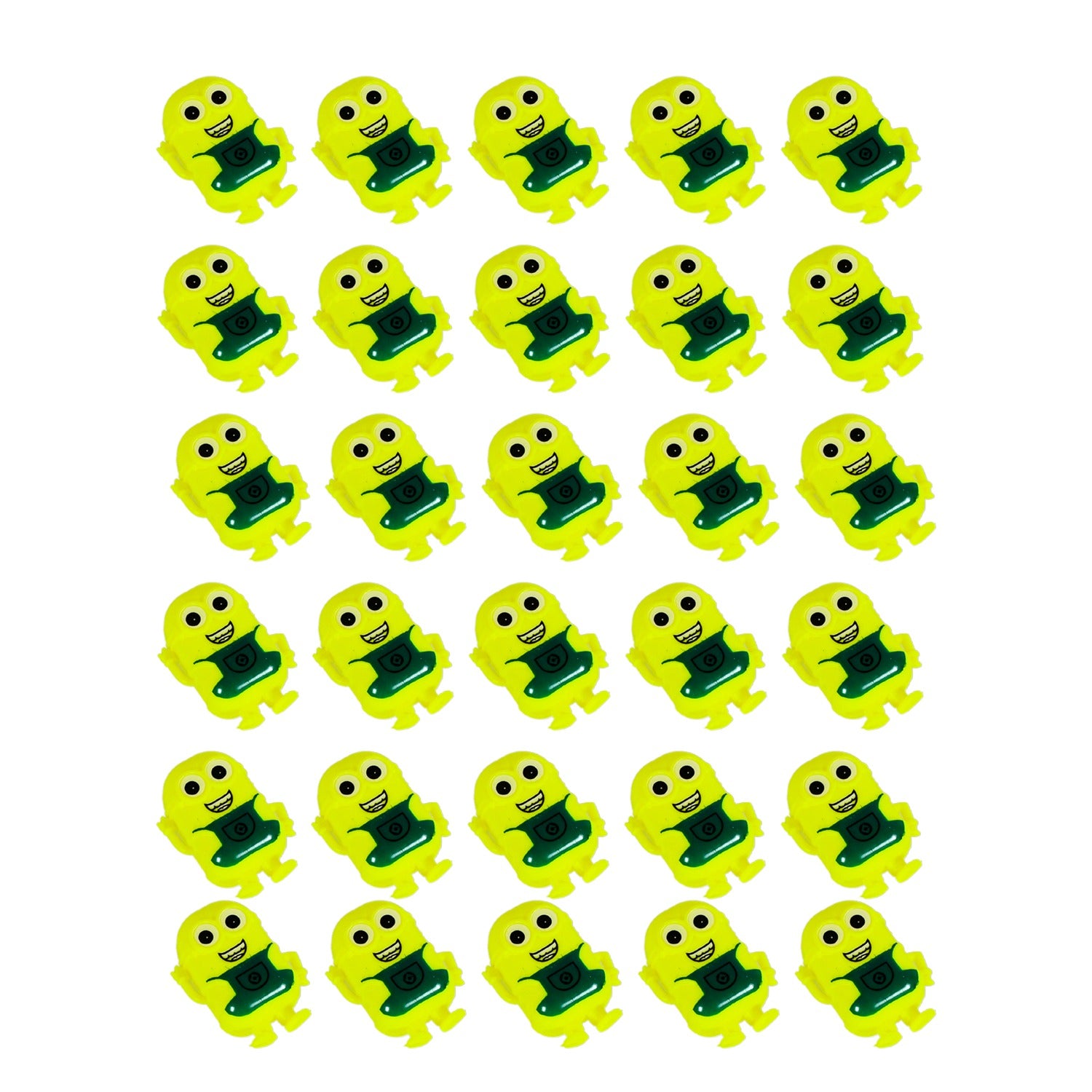 Small green Minion toy by Wukusy, adorable and cute Minion figure perfect for kids, featuring bright green color and playful design.