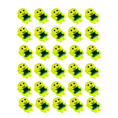 Small green Minion toy by Wukusy, adorable and cute Minion figure perfect for kids, featuring bright green color and playful design.