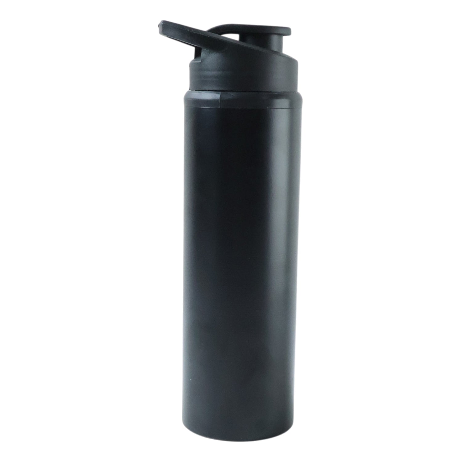 Wukusy premium stainless steel sports water bottle with flip top lid, 900 ml capacity, shown with lid open and sleek design.
