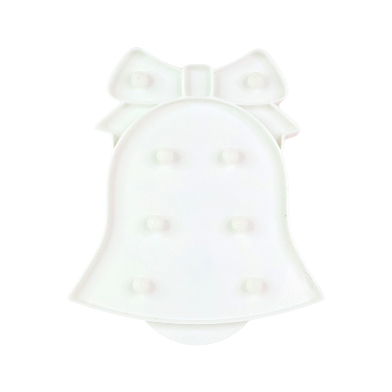 Bell-shaped LED decorative night light by Wukusy, home decor accent with warm illumination and elegant design.