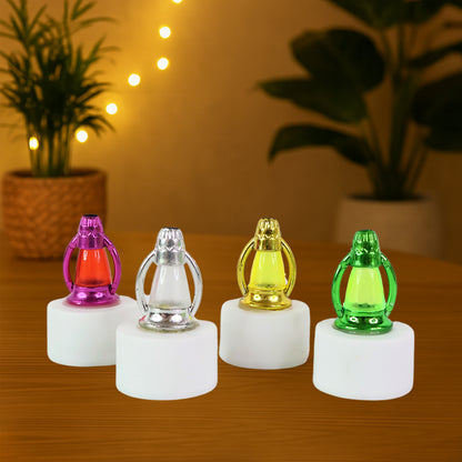 Set of 12 Wukusy LED decorative candle lamps for home decor, featuring warm glow and elegant design.