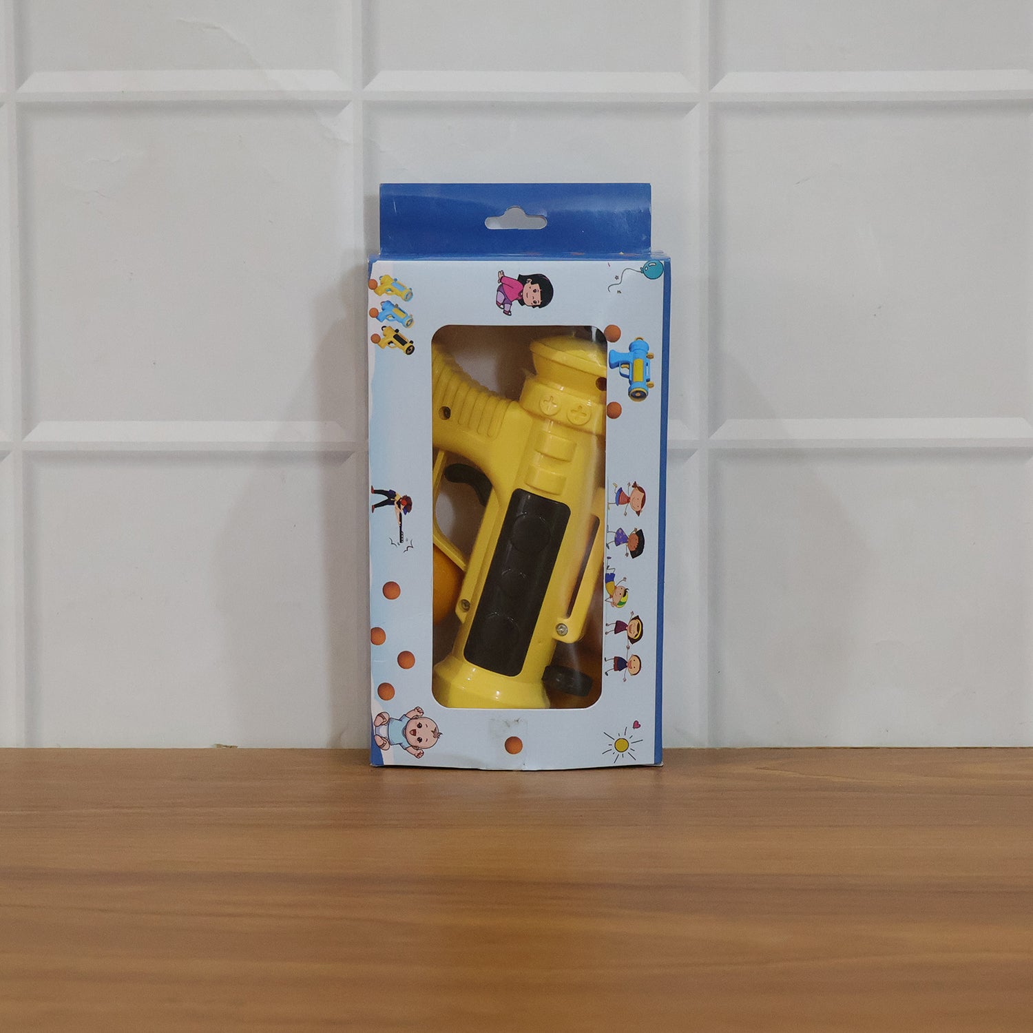 Wukusy Target Titan Ball Shooter toy gun set with colorful plastic balls and shooting target for kids' outdoor play