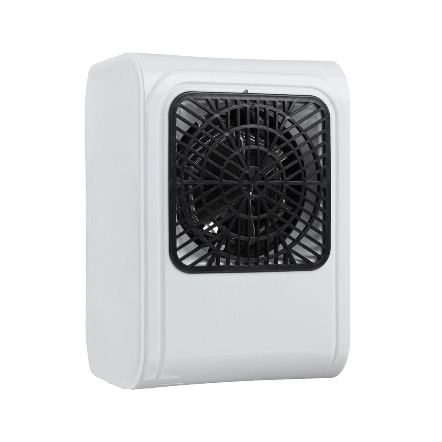 Wukusy 6645 Warm Wind Room Heater for office and bedroom, 220v portable heater with adjustable temperature controls.
