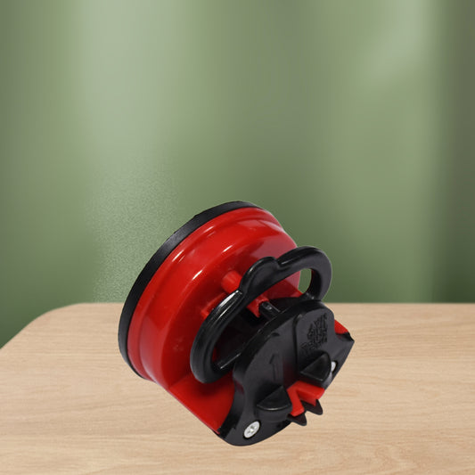 Wukusy 2026 manual mini kitchen knife sharpener with suction pad, ideal for sharpening stainless steel and ceramic knives.