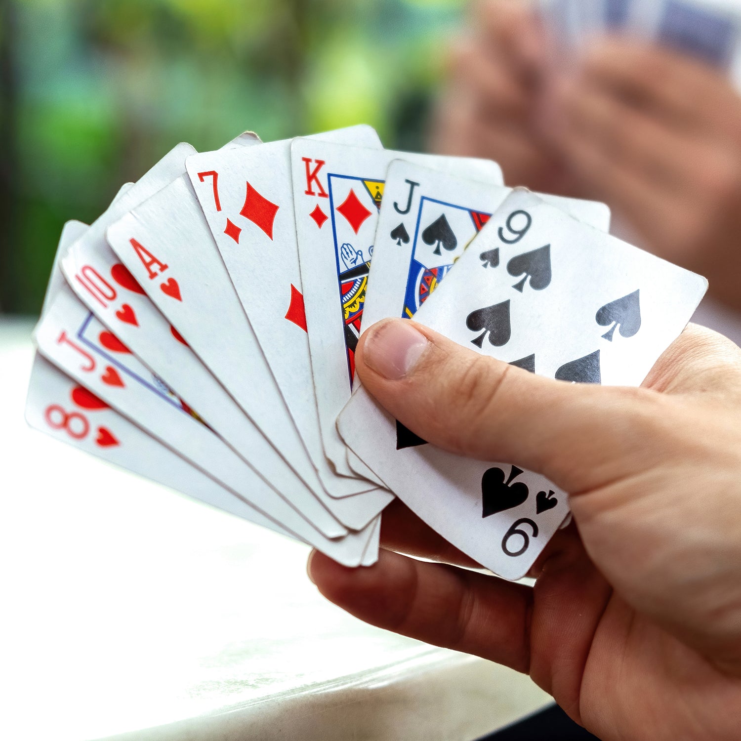 Luxury Wukusy 1982 playing cards deck featuring intricate patterns, HD printing, durable and flexible poker cards for gaming and collection.