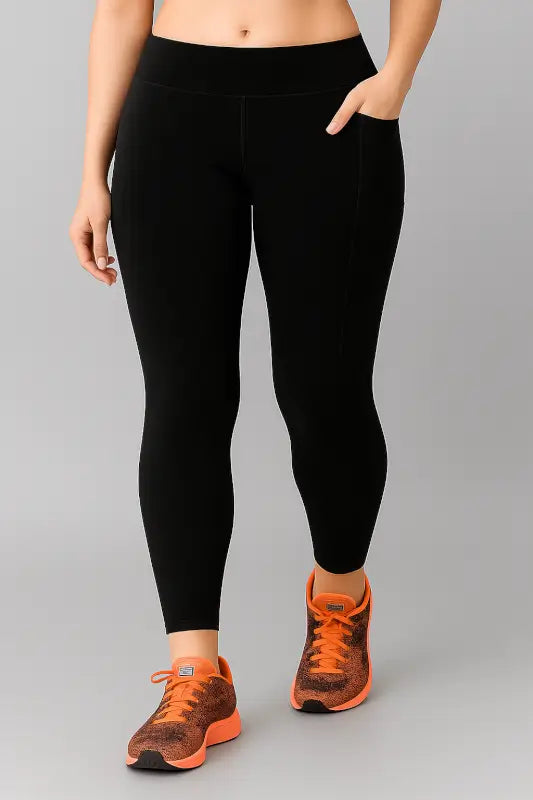 Stretchable Ekom women's gym wear yoga pants and sports leggings, comfortable and suitable for girls and women during workouts.