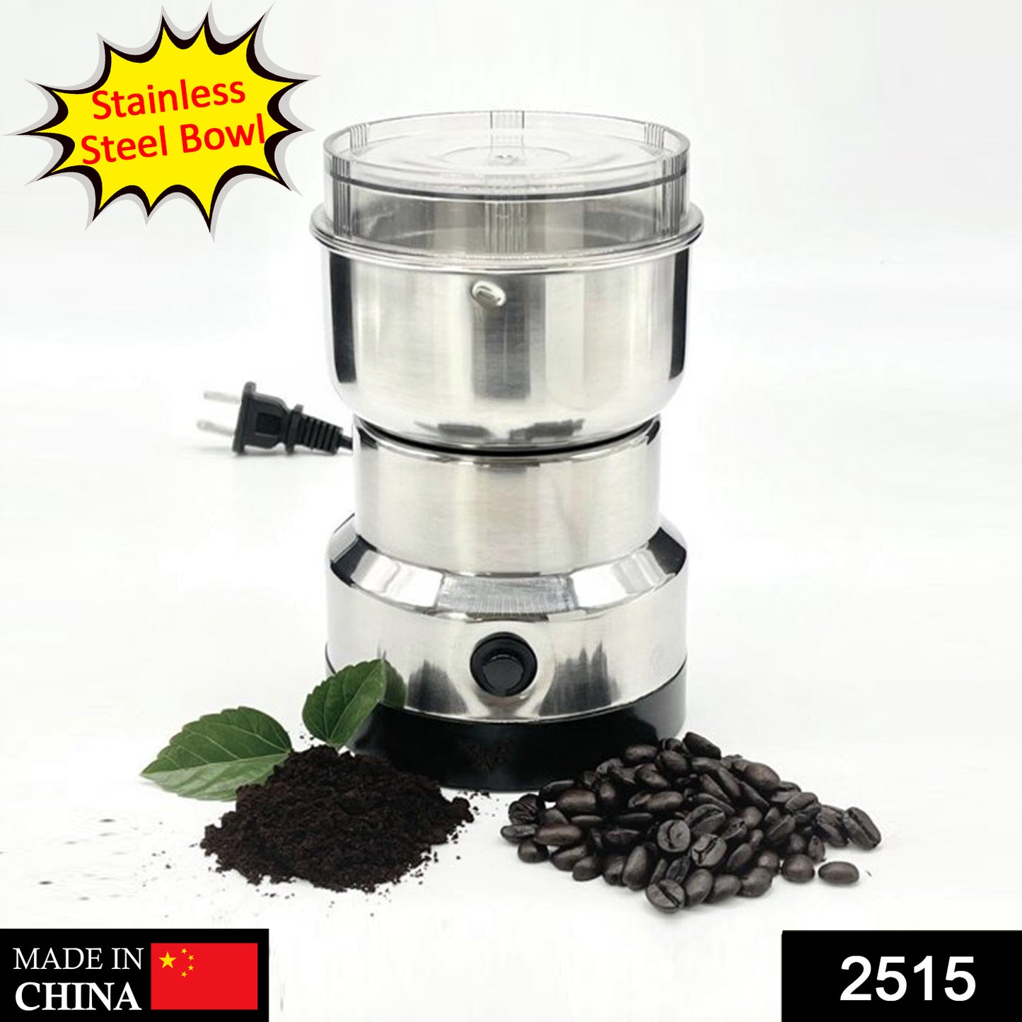 Wukusy 2515 Mini Electric Stainless Steel Multifunction Smash Machine with compact design and stainless steel body.