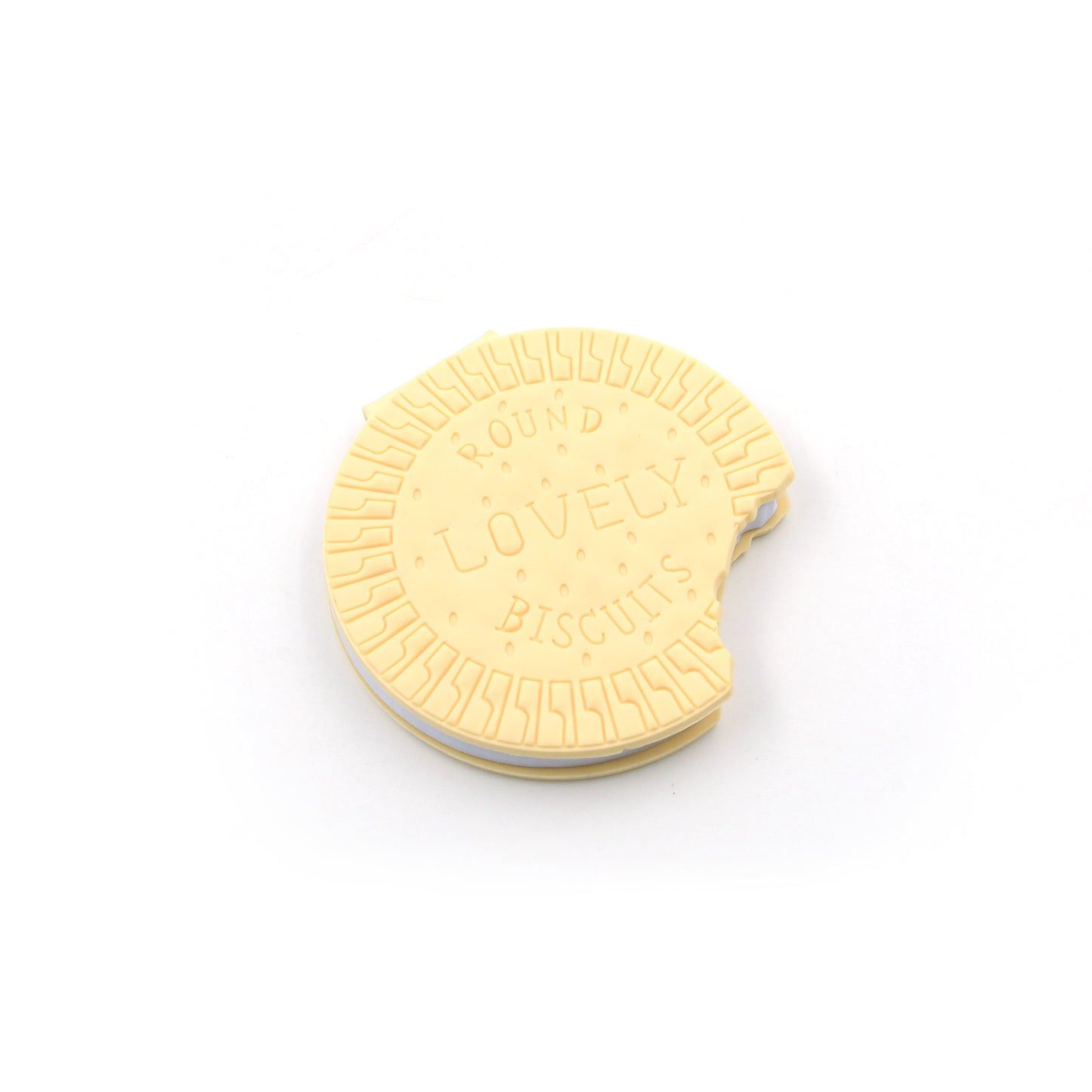 Wukusy 4145 round biscuits-themed notebook with original biscuits scent, ideal for writing practice and early learning activities.