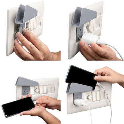 Wukusy plastic mobile phone charging stand holder in mixed colors, designed for secure and convenient phone support.