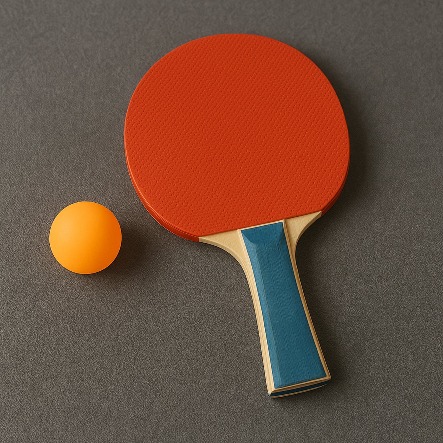 Wukusy professional table tennis racket set with two paddles and red and black rubber surfaces for competitive play