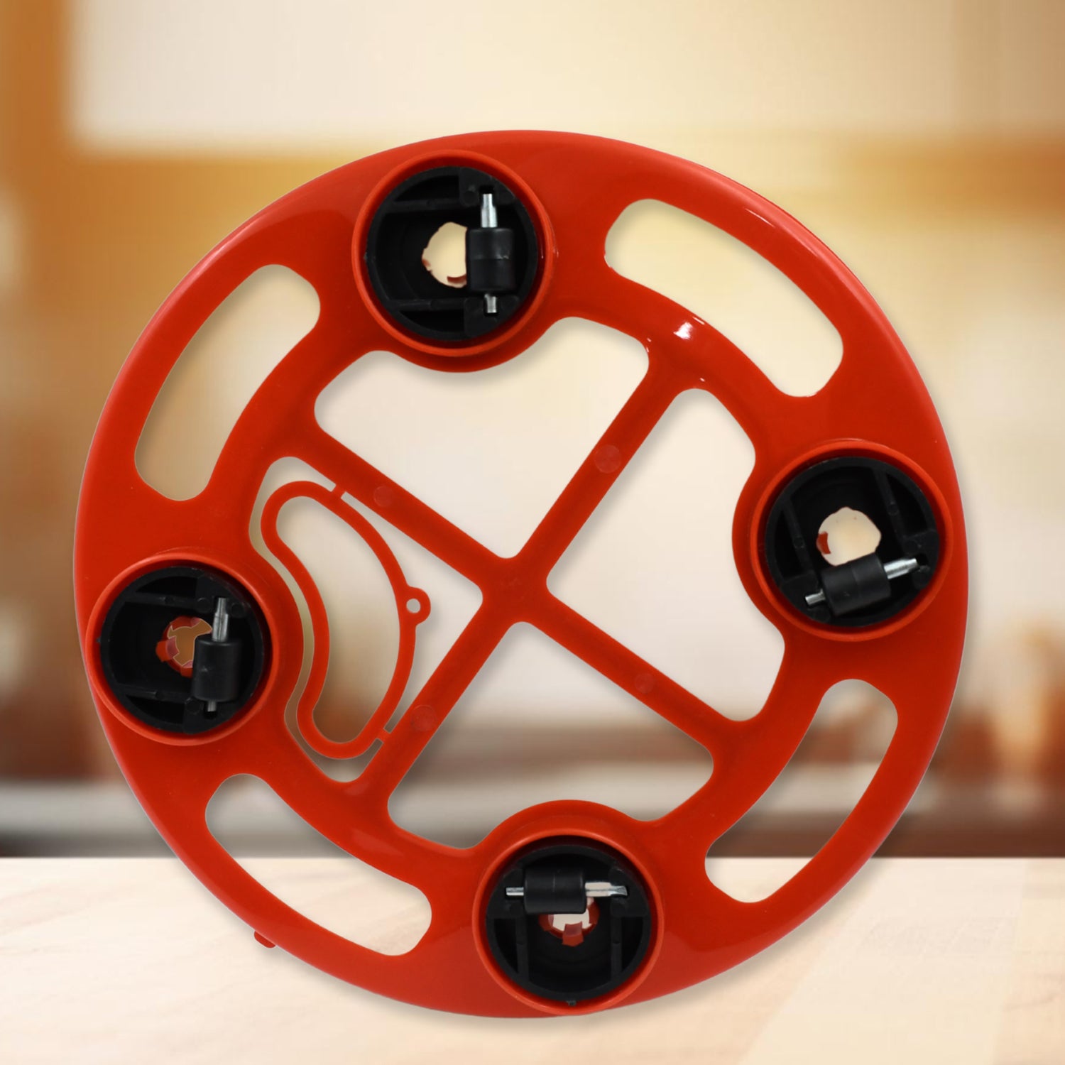 Wukusy 146 Gas Cylinder Trolley, a sturdy kitchen tool with handles for easy transport of gas cylinders.