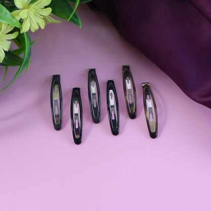 Set of six Wukusy hair clips for women and girls, featuring colorful, stylish hair accessories for everyday wear.