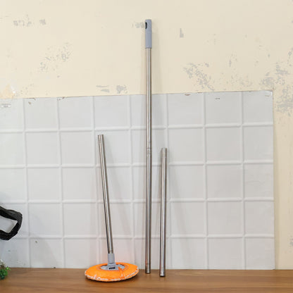 Wukusy multipurpose spin mop set with bucket and handle for easy cleaning of floors and surfaces.