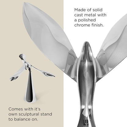 Wukusy bird-shaped manual bottle opener toy with tumbler balance feature, designed for fun and entertainment.