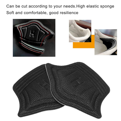 Pair of Wukusy travel heel cushion pads providing comfortable protective shoe insoles for improved shoe fit and shock absorption.