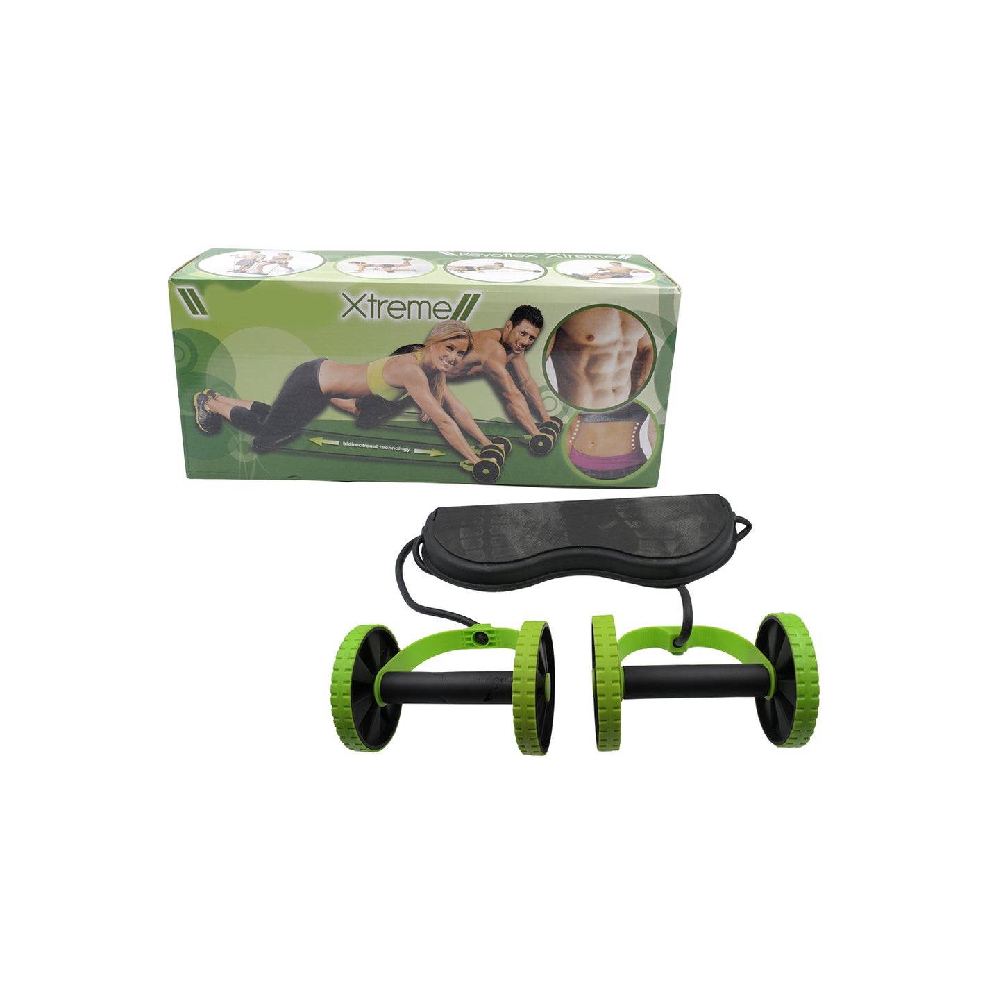 Wukusy Ab Builder resistance tube with handles for core workouts, ideal for home gym abdominal exercises for men and women.