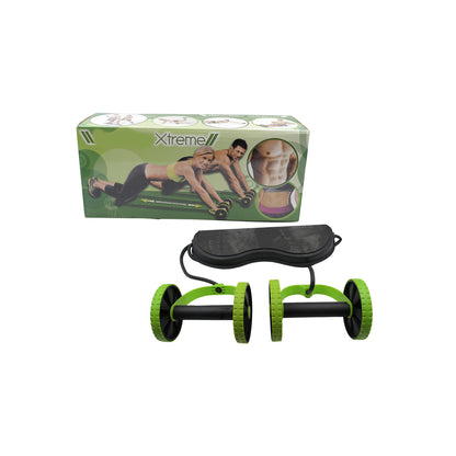 Wukusy Ab Builder resistance tube with handles for core workouts, ideal for home gym abdominal exercises for men and women.