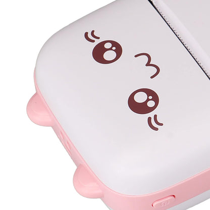 Wukusy 8838 Pocket Mini Printer with Bluetooth, wireless thermal printing for photos on mobile phones, includes thermal paper roll