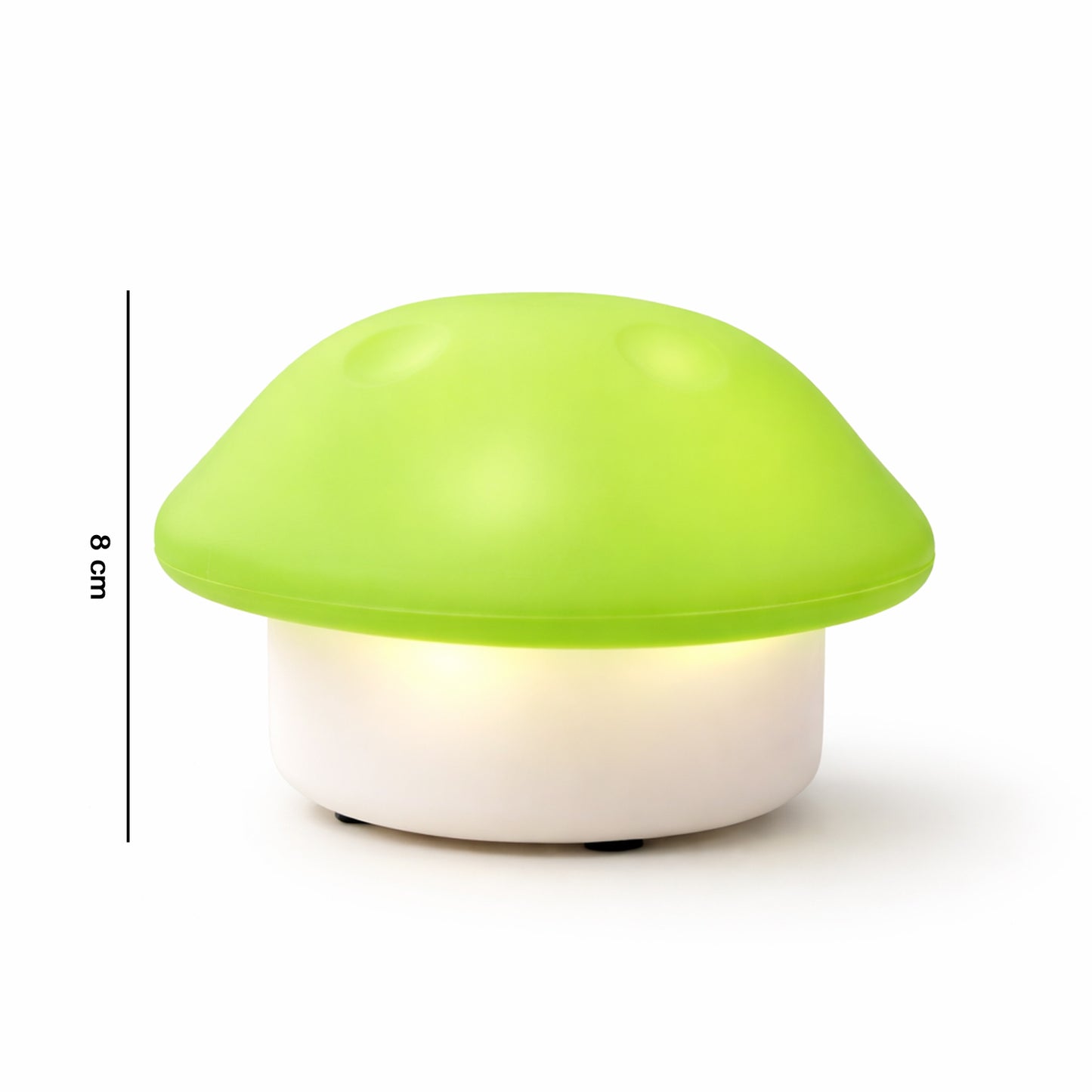 Cute mushroom-shaped LED night lamp by Wukusy, displaying a soft glow and charming mushroom design for cozy lighting.