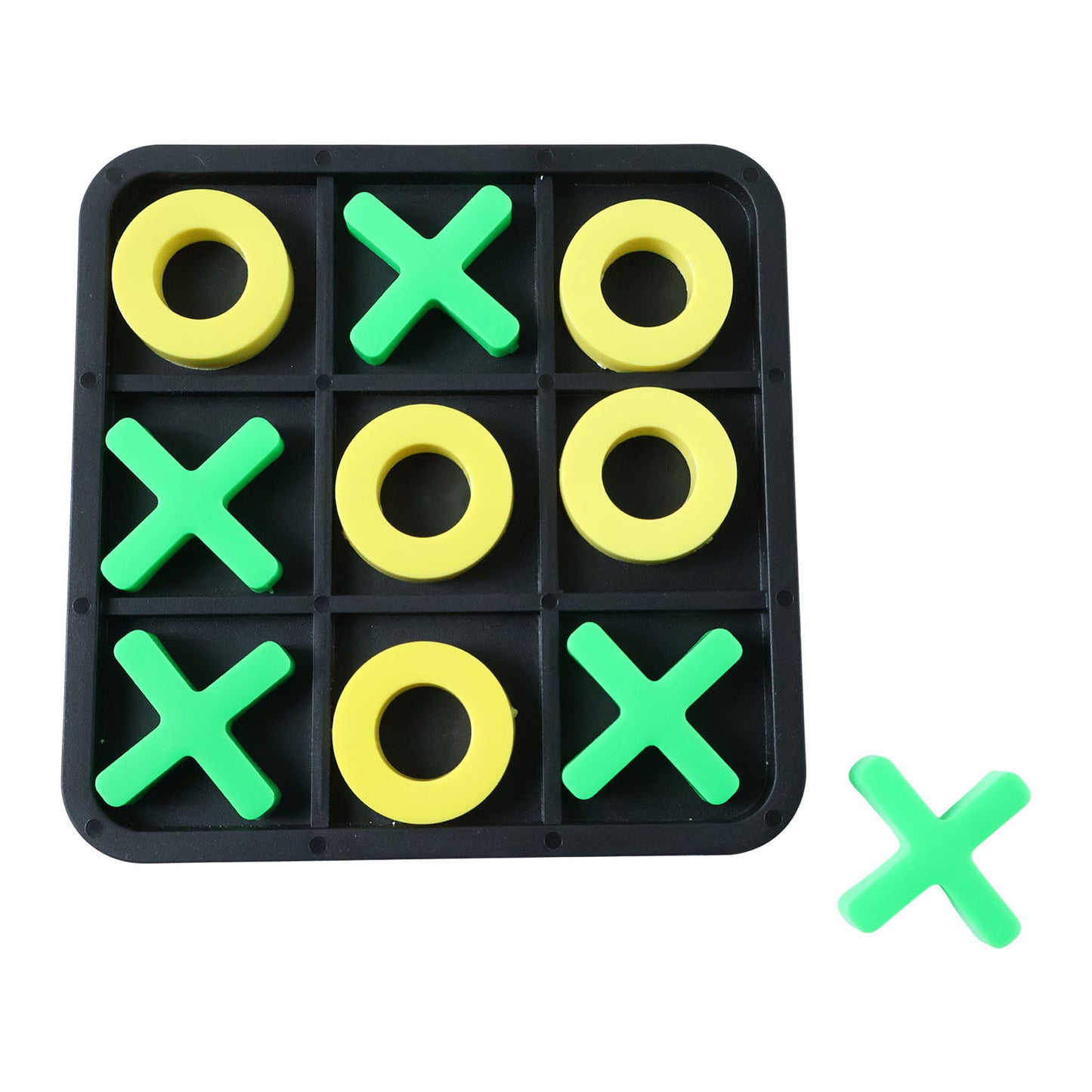 Wukusy classic Tic Tac Toe board game set with wooden grid and X and O game pieces for two players.