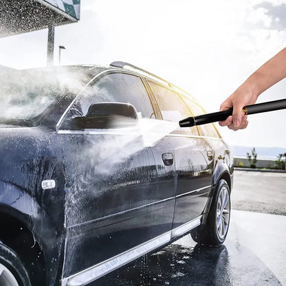 Wukusy plastic car washer high pressure water spray gun with trigger and nozzle for cleaning vehicles and surfaces.