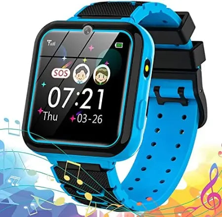 Two Ekom digital LED watches for boys aged 4-13, featuring colorful displays and adjustable straps, perfect for kids' jewelry and watches