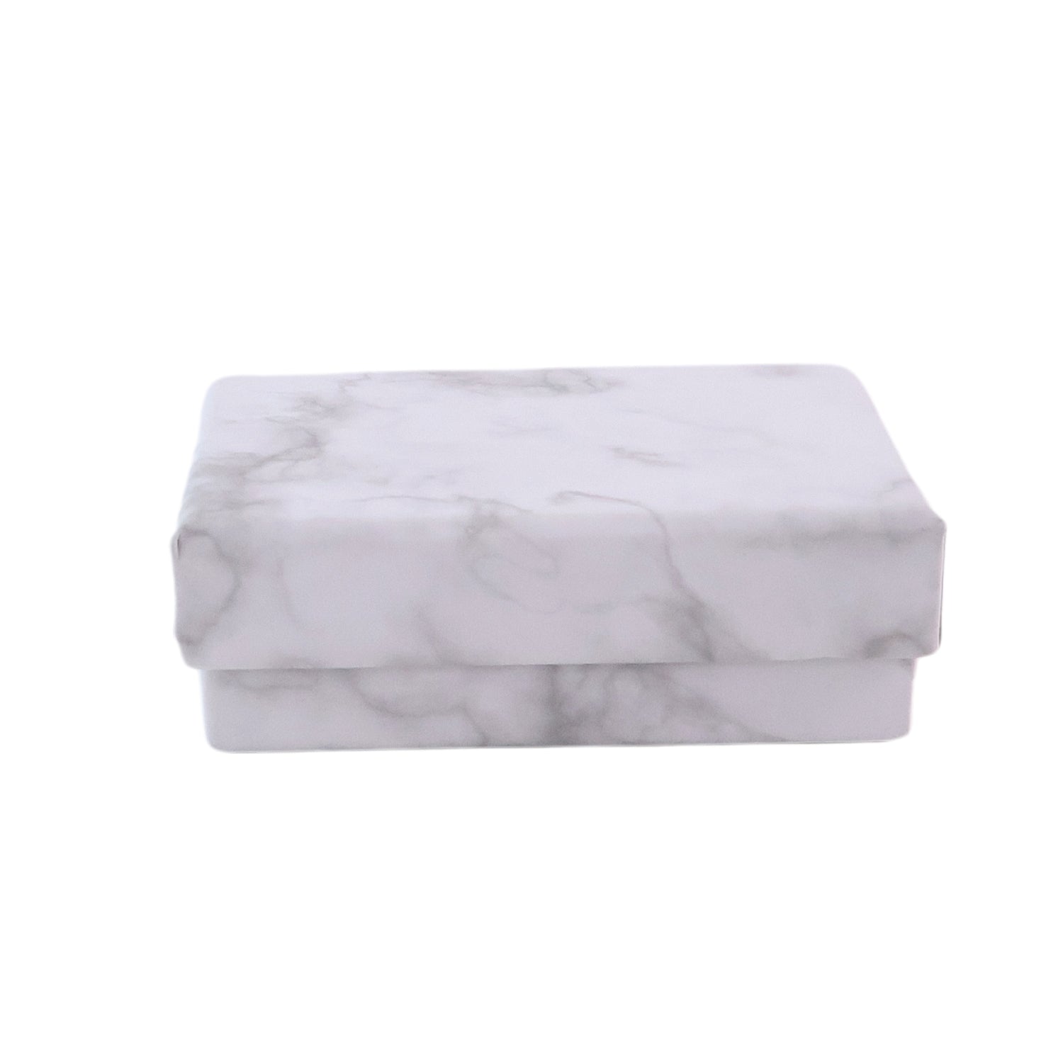 Wukusy marble finish empty gift box, 8x5 cm, made for home improvement and gift packaging, with a sleek marble design.