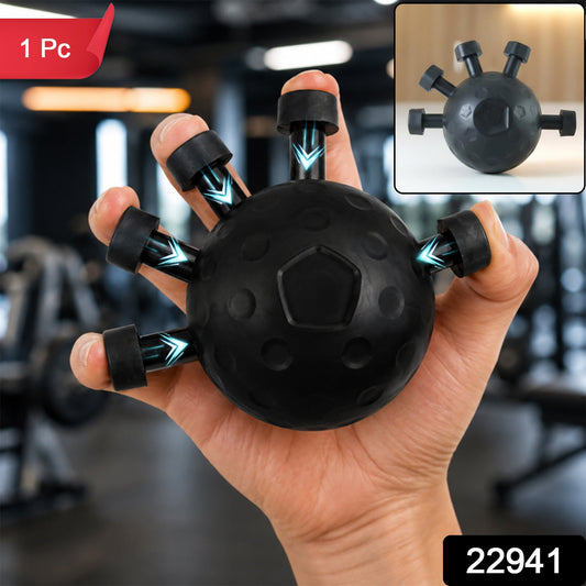 Wukusy Eagle Claw Finger Gripper hand grip strength and wrist exerciser ball, showing textured grip and compact design.