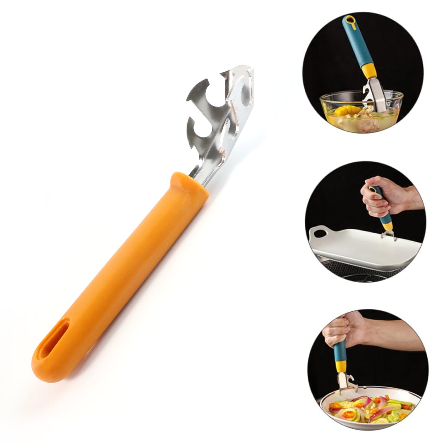 Wukusy stainless steel hot pot gripper clamp lifting tool, versatile kitchen utensil for safely handling hot cookware.