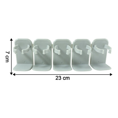 Wall-mounted Wukusy adjustable spice rack organizer with multiple shelves for kitchen storage, shown mounted on wall with spices.