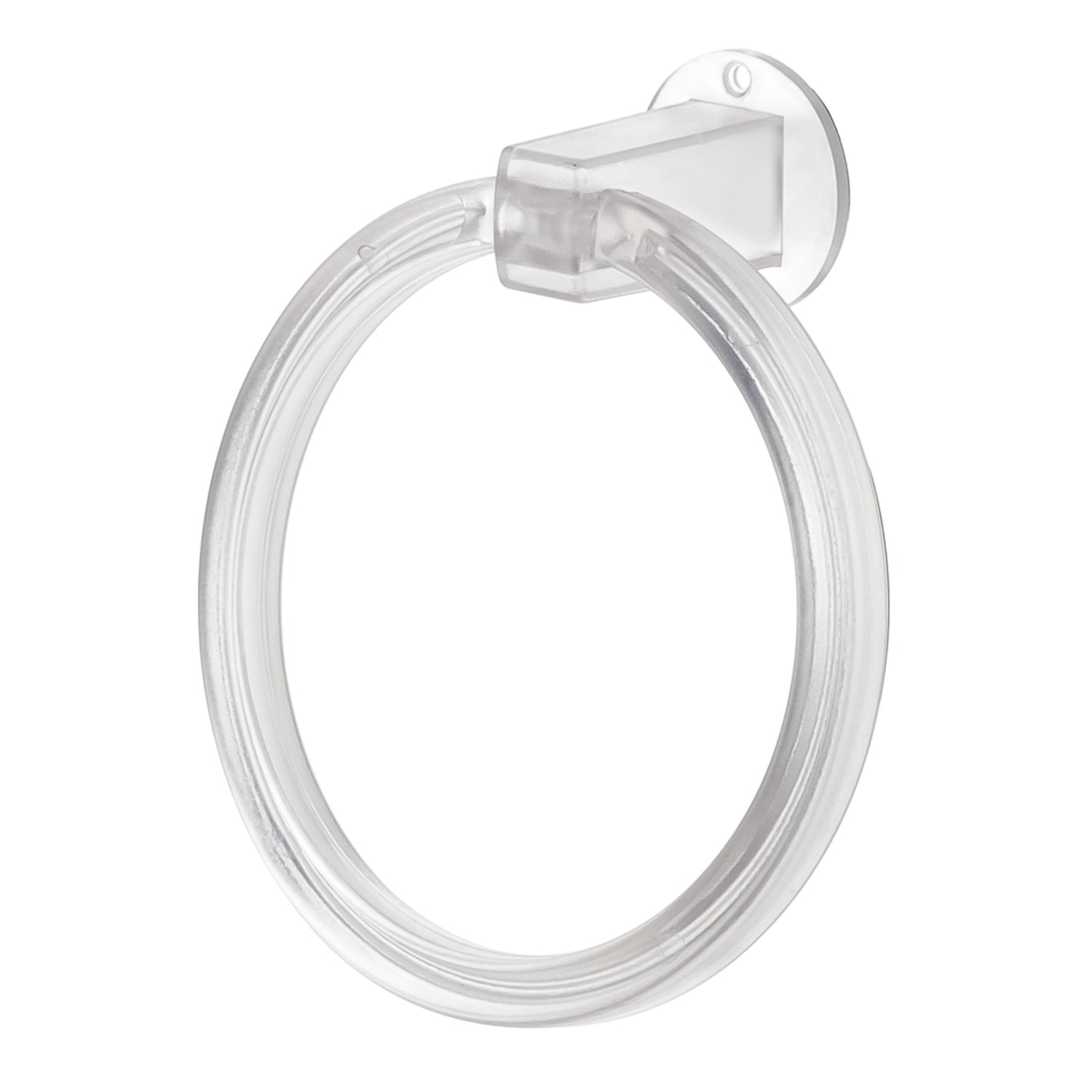 Wukusy unbreakable round towel ring wall-mounted holder in polished metal finish, suitable for bathroom or kitchen use.