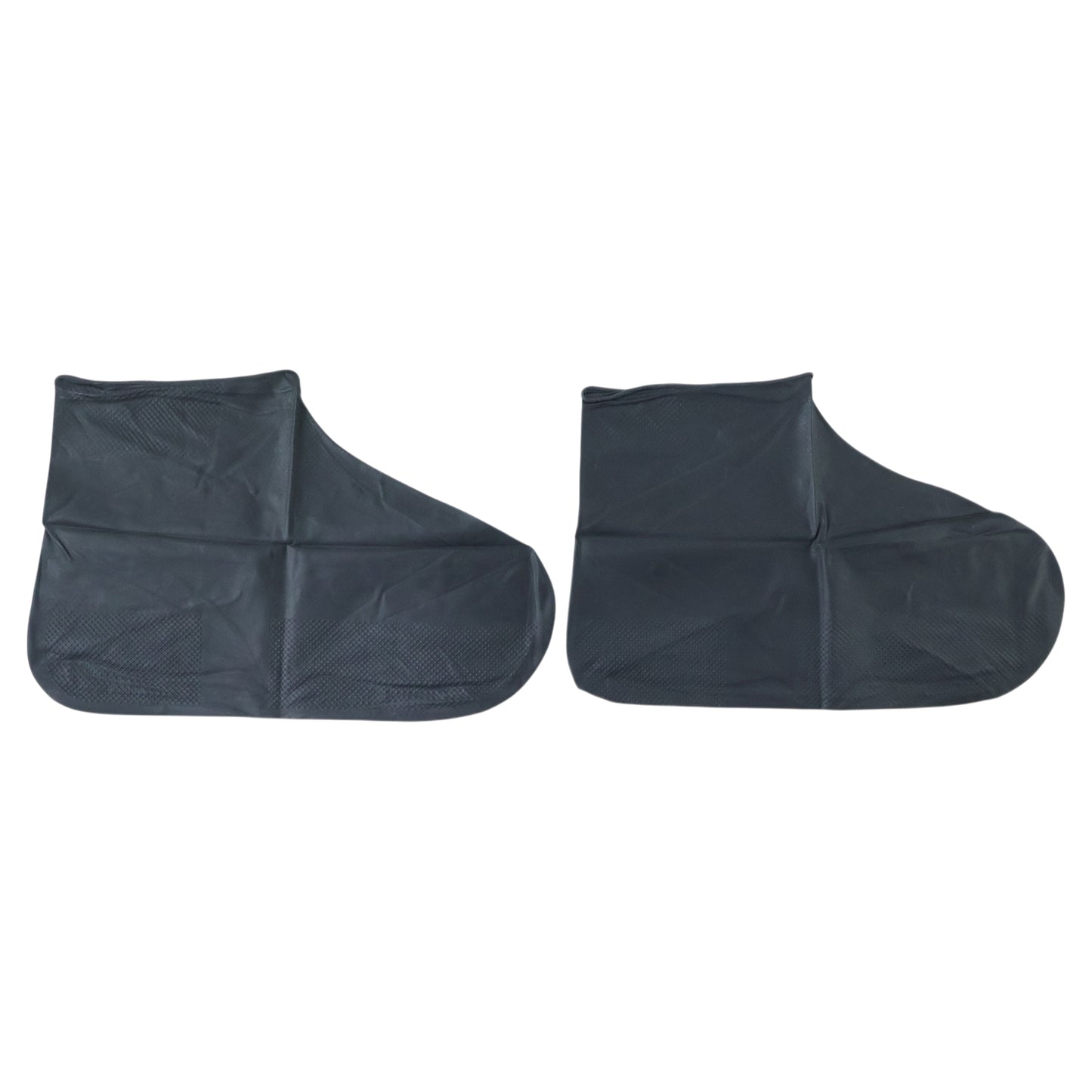 Pair of large waterproof silicone shoe covers by Wukusy, designed to protect shoes from water and dirt.