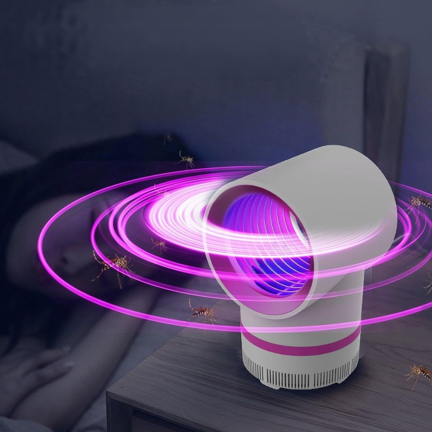 Wukusy USB electric mosquito killer lamp with sleek design, used for health care to attract and eliminate mosquitoes efficiently