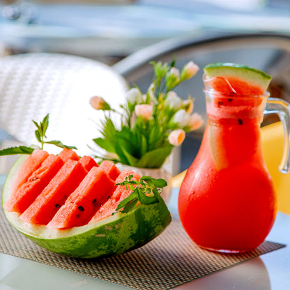 Wukusy watermelon slicer and corer made of stainless steel, a smart multi-purpose kitchen tool for easy watermelon cutting and serving.