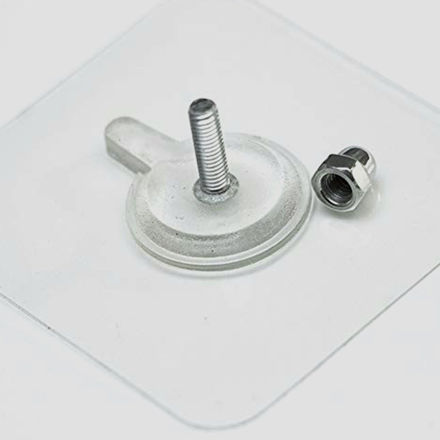 Wukusy 9017 adhesive screw wall hook for hanging items in home and office, made of durable material, mounted on wall surface.