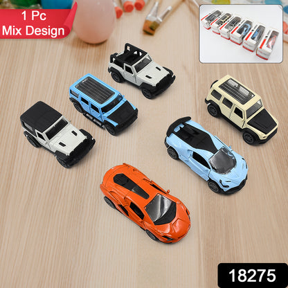 Colorful Wukusy mini pull back toy car for kids, featuring a vibrant mixed color design, perfect for play and collection.