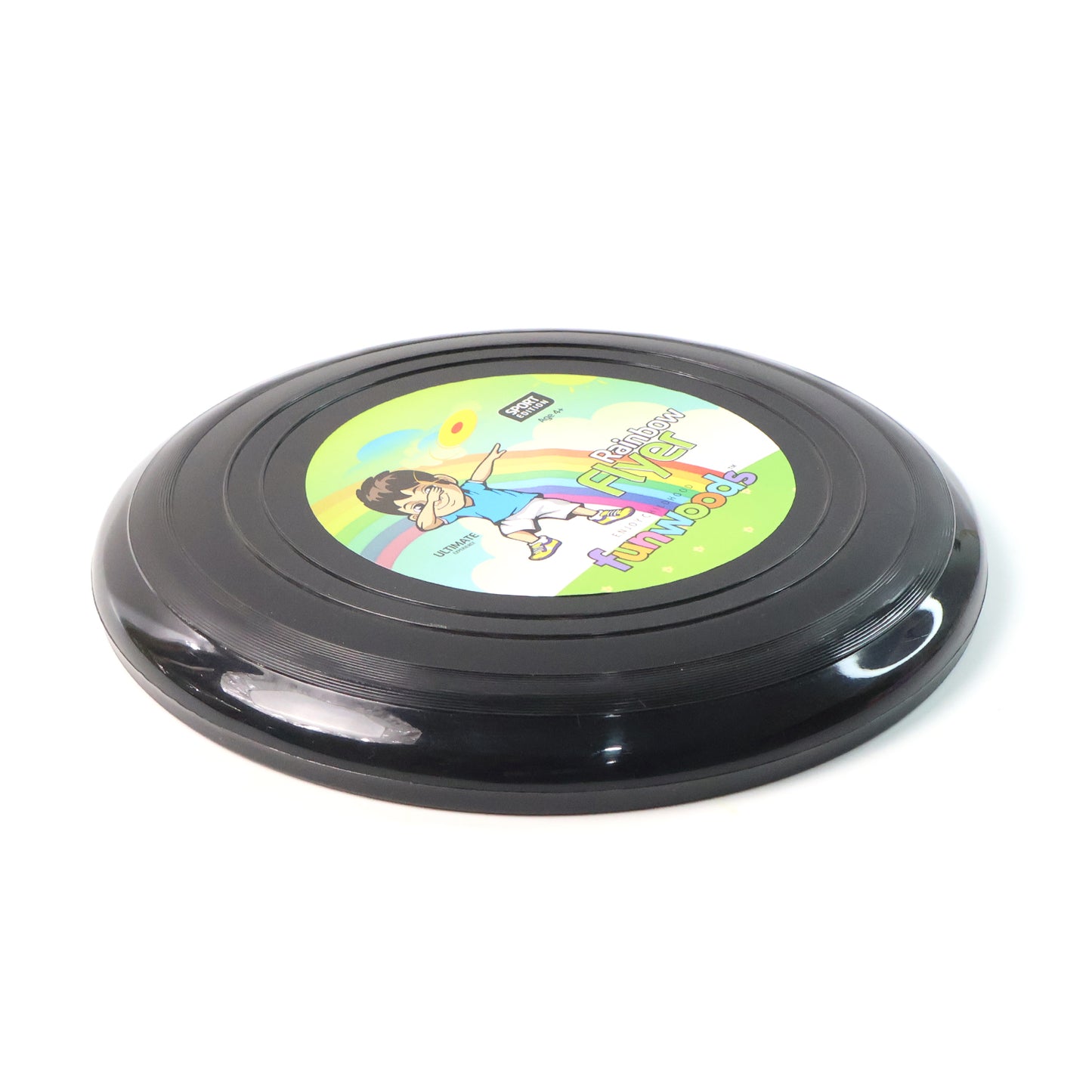 Wukusy Funwoods small outdoor flying disc toy for kids, ideal for throwing and catching during outdoor play.