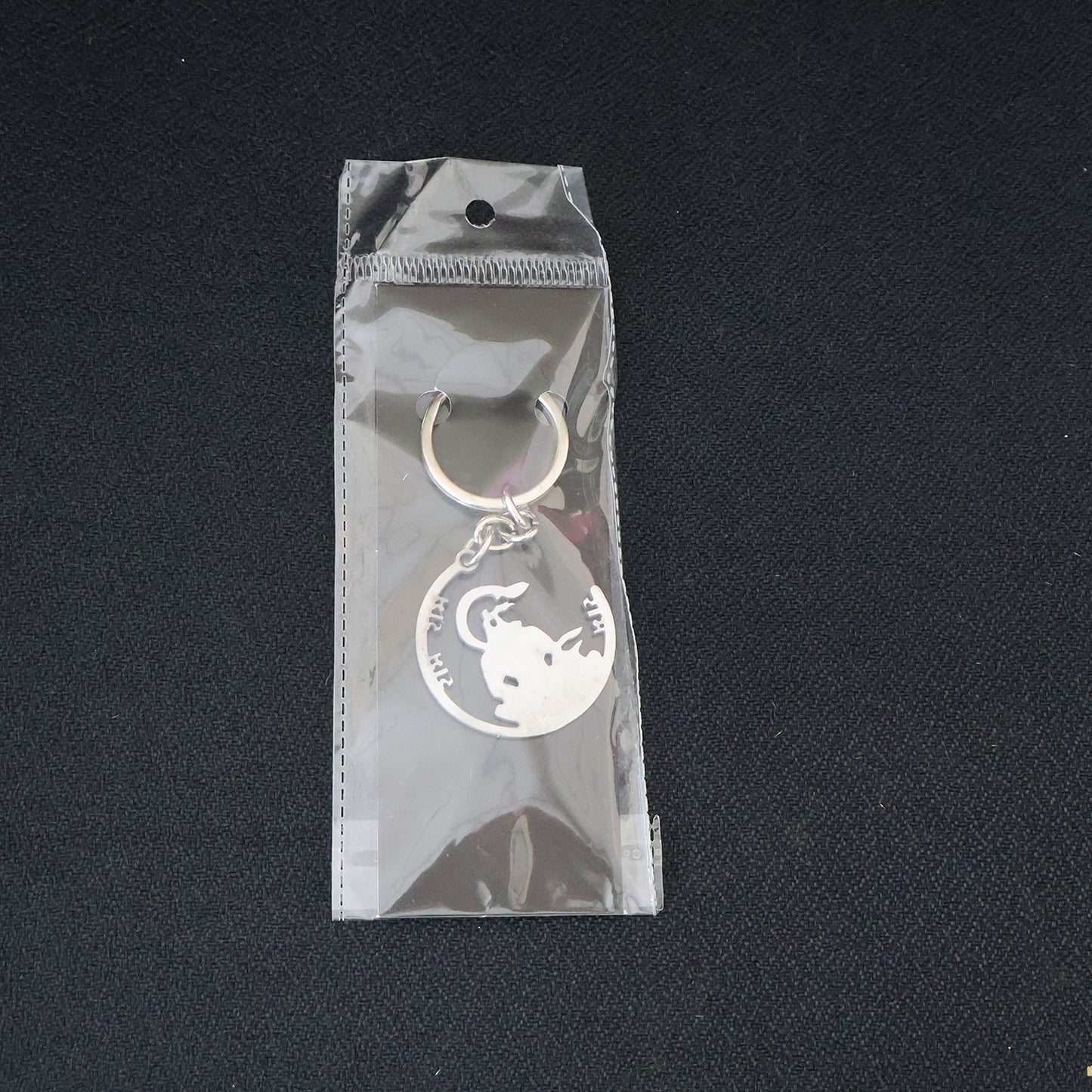 Devotional Jai Shri Ram metal keychain by Wukusy, featuring intricate design, ideal for home improvement accessories.