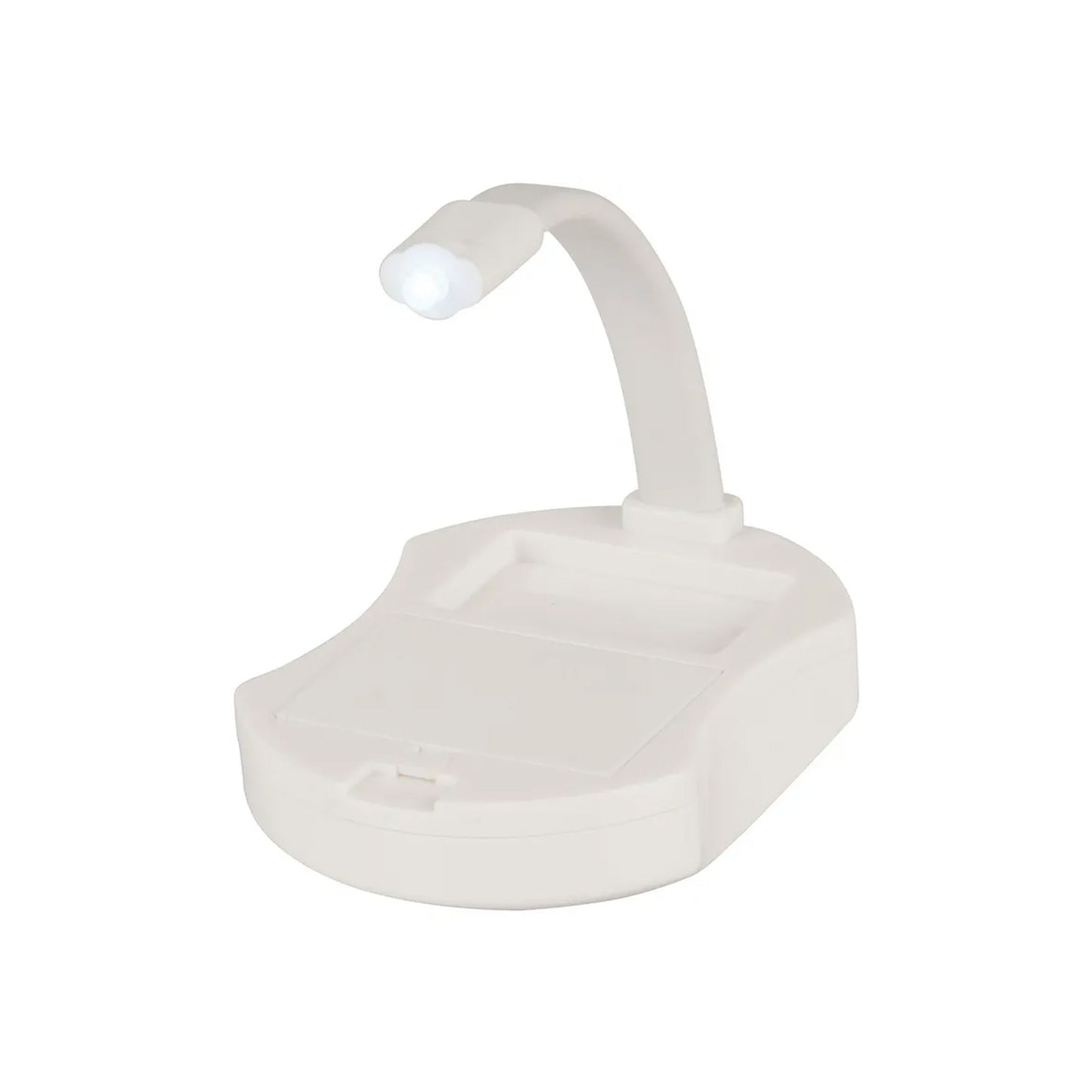 Wukusy LED toilet bowl light installed on a toilet cover, illuminating the bowl with colorful light for nighttime use.