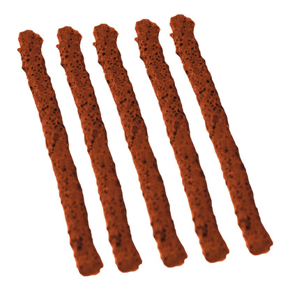 Set of five Wukusy brown tyre repair puncture seal strips for emergency flat tire repairs, shown in a close-up image.