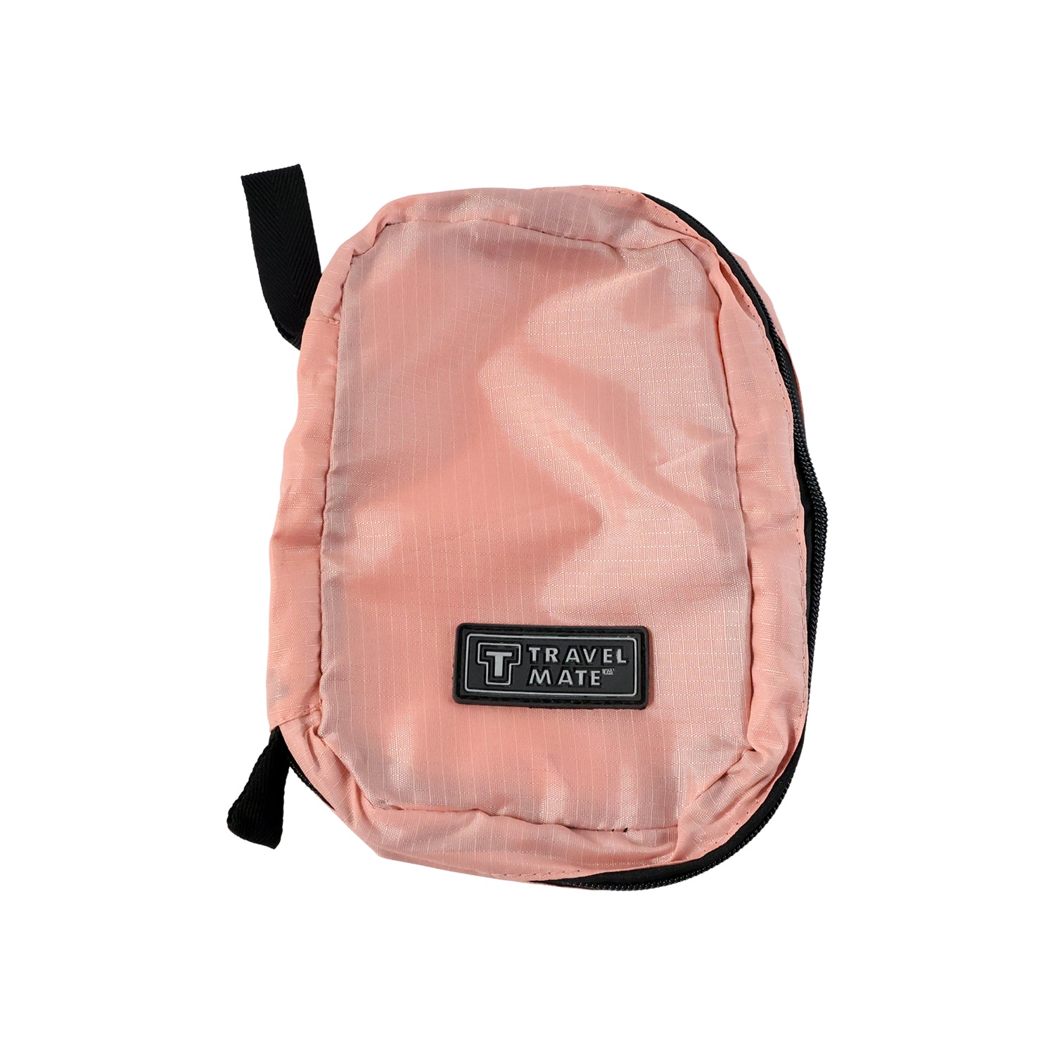 Wukusy Premium Travel Mate hanging toiletry bag with multiple compartments and hanging hook for easy organization.