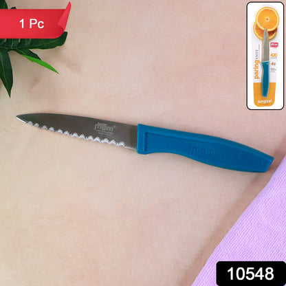 Wukusy Supermom premium stainless steel paring knife for precise kitchen prep, with a sharp blade and ergonomic handle.
