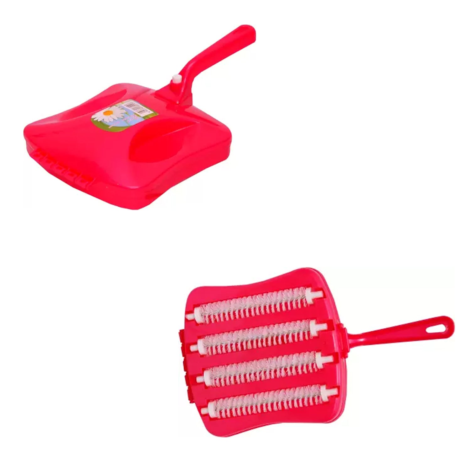 Wukusy 6230 plastic handheld carpet roller brush with dust crumb collector, suitable for wet and dry carpet cleaning.