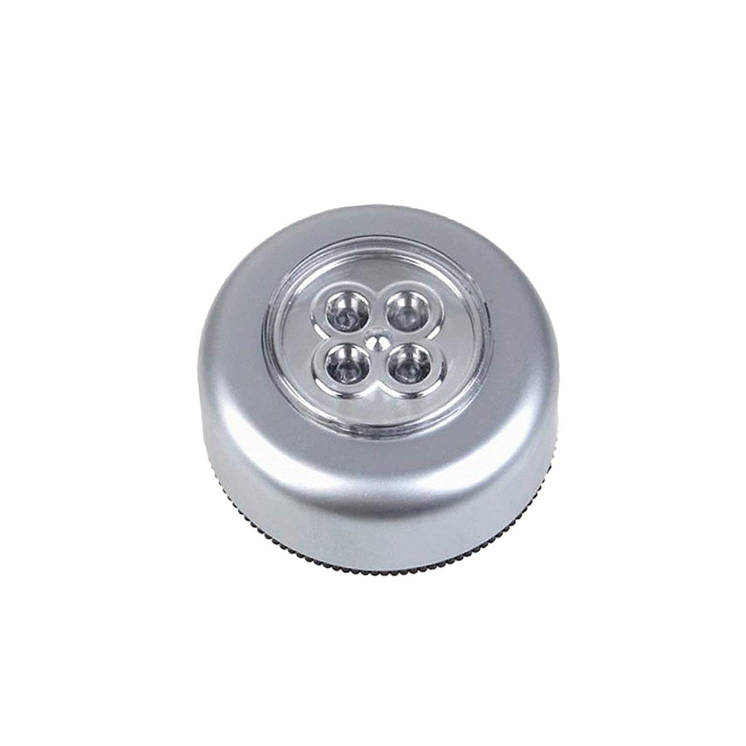 Wukusy 1716 wireless LED night light stick with touch control, mounted on a closet or cabinet for soft battery-powered illumination.