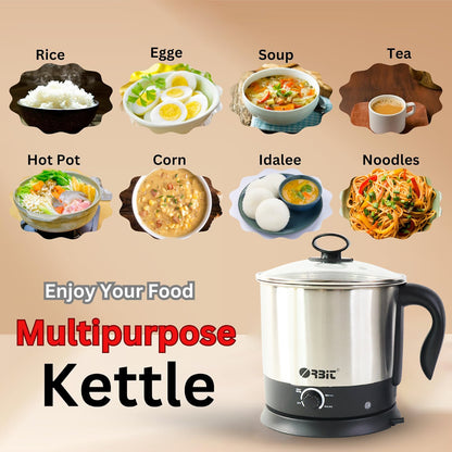 Wukusy Orbit Electric Idli Cooker and Steamer with 650W power, featuring multiple steaming trays for making idlis at home