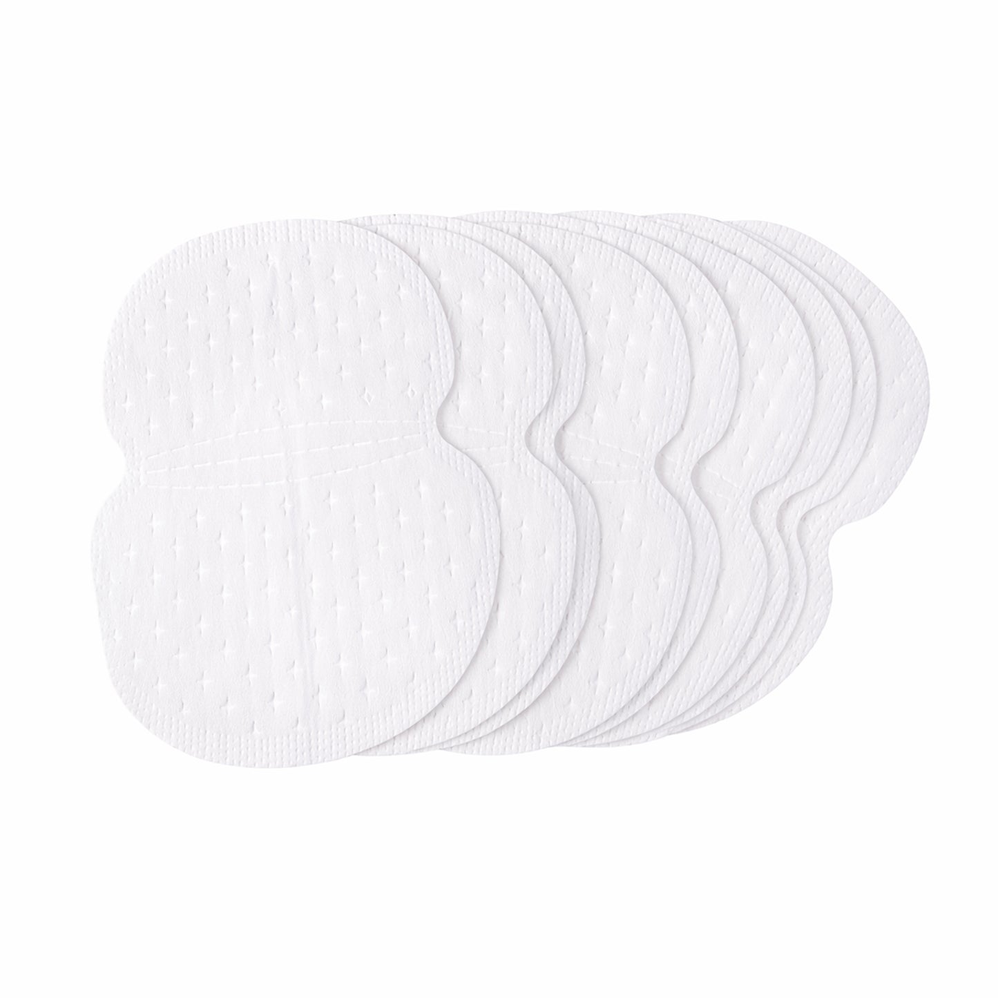 Set of 10 Wukusy underarm sweat pads showing discreet, absorbent pads designed for underarm perspiration control.