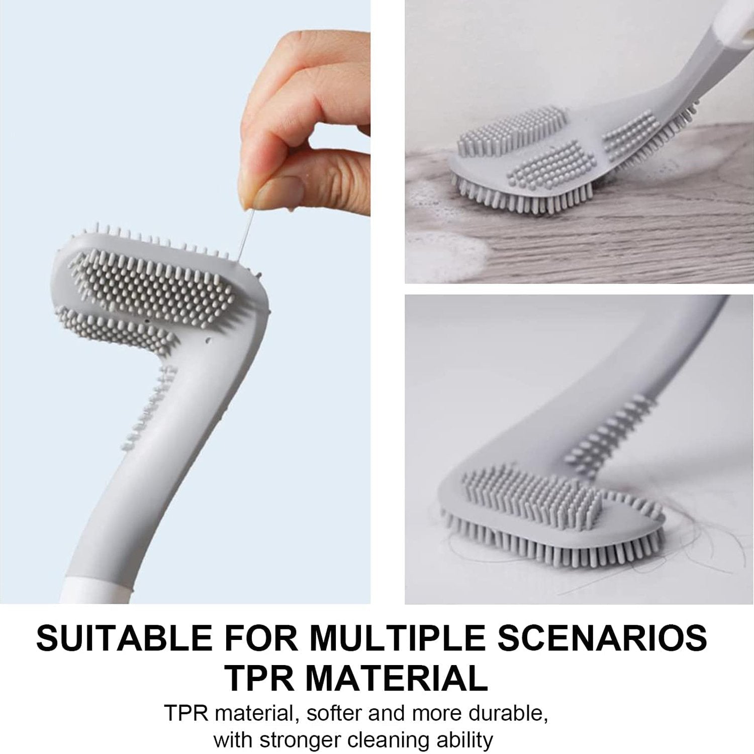 Wukusy golf-shaped toilet cleaner brush for bathroom cleaning, with a durable handle and cleaning head, designed for bathroom hygiene.