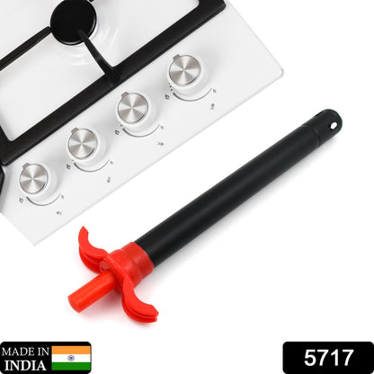 Wukusy stainless steel gas lighter for kitchen stove, long-lasting unbreakable lighter with ergonomic design for gas stoves.