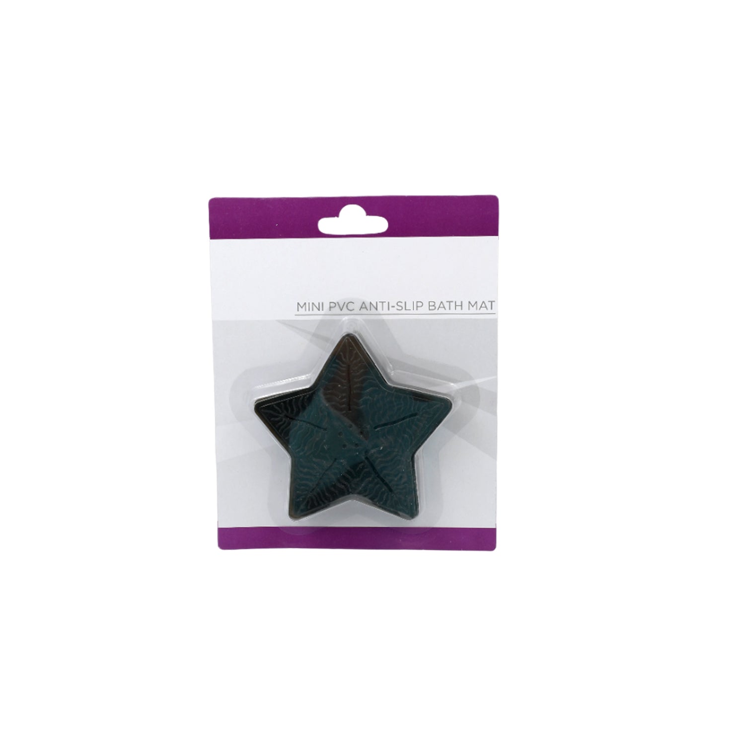 Set of four Wukusy star leaf-shaped PVC anti-slip bath mats for kids, providing safety and grip in the shower or bathtub.